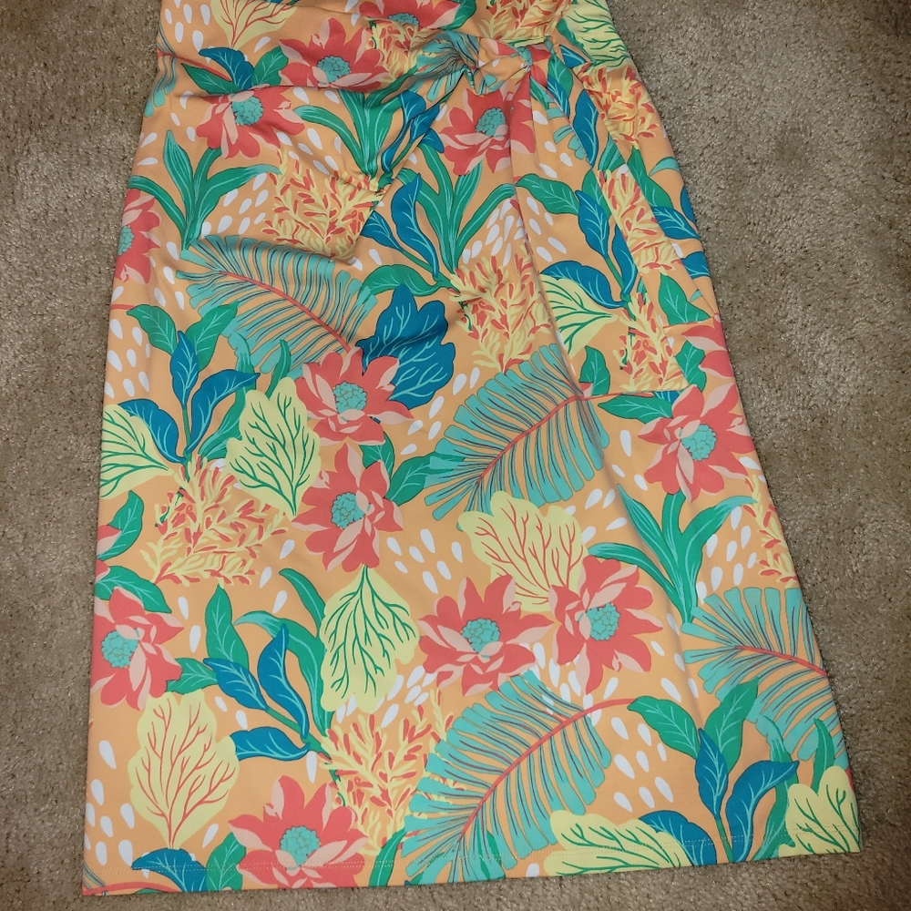 Talbots Floral Tropical Dress - Picture 3 of 5